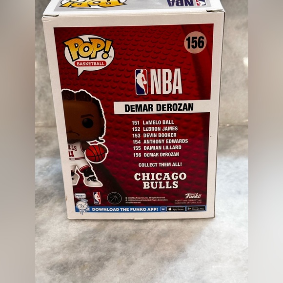 Funko POP! #165 Funko Pop! NBA: Chicago Bulls - DeMar DeRozan - Picture 7 of 9